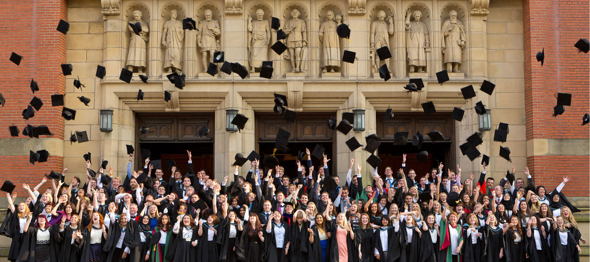 Mortar boards in the air!